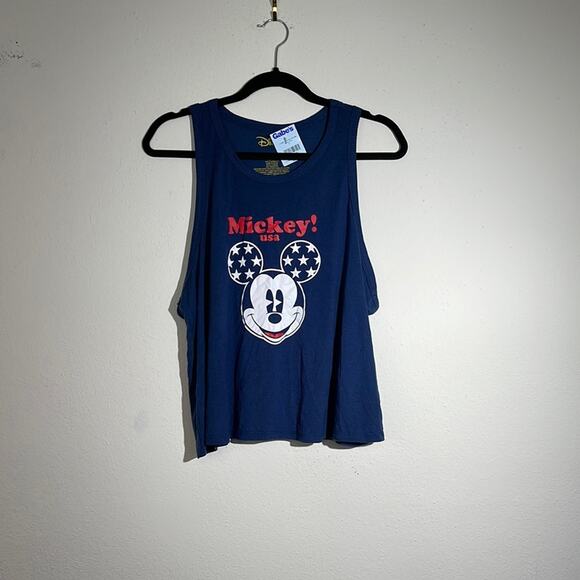 DISNEY Blue Tank Top with Mickey Mouse Size XXL NWT - Picture 1 of 7